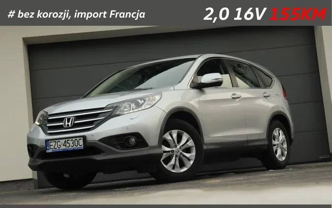 łódzkie Honda CR-V cena 58500 przebieg: 163700, rok produkcji 2012 z Zgierz